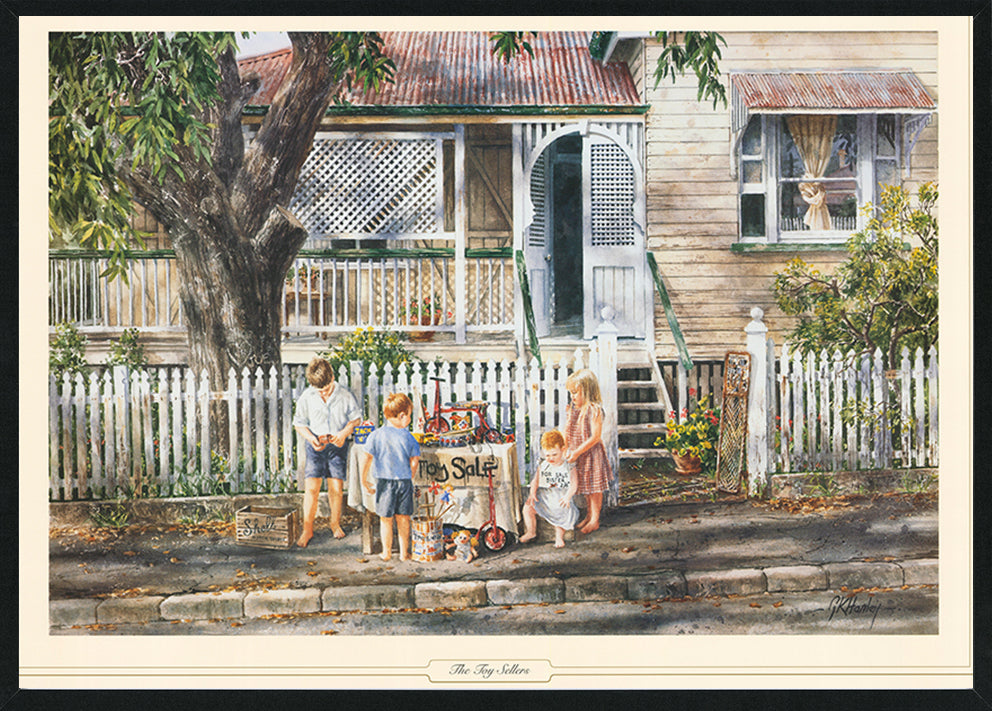 Gordon Hanley GHO275 The Toy Sellers A1 A2 Multiple size Black frame