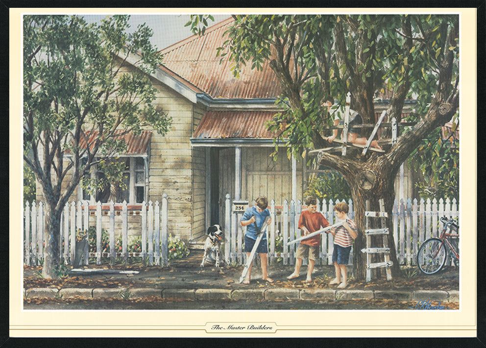 Gordon Hanley GHO428 The Master Builders A1 A2 multiple size Black frame