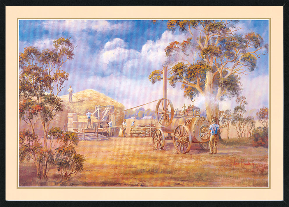 John Bradley JB62 The Chaff Cutters 594x420mm in black