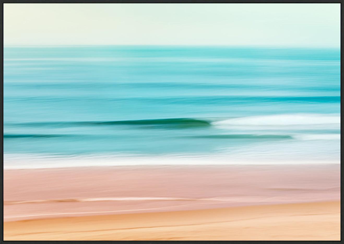 83841563 beach sand seascape of the Pacific ocean off of California - ArtFramed