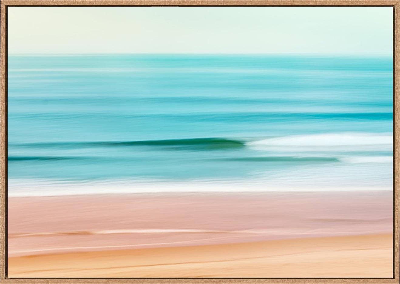 83841563 beach sand seascape of the Pacific ocean off of California - ArtFramed