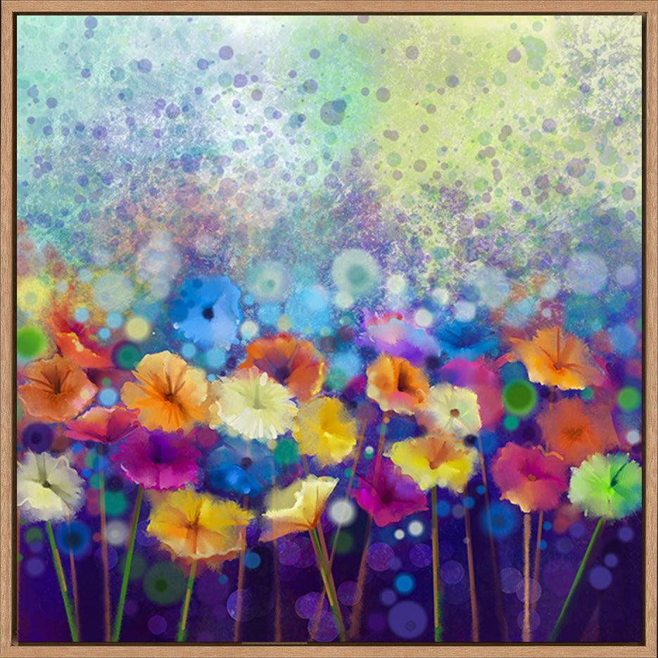 a06854389b White Yellow Pink and Red color of daisy - ArtFramed