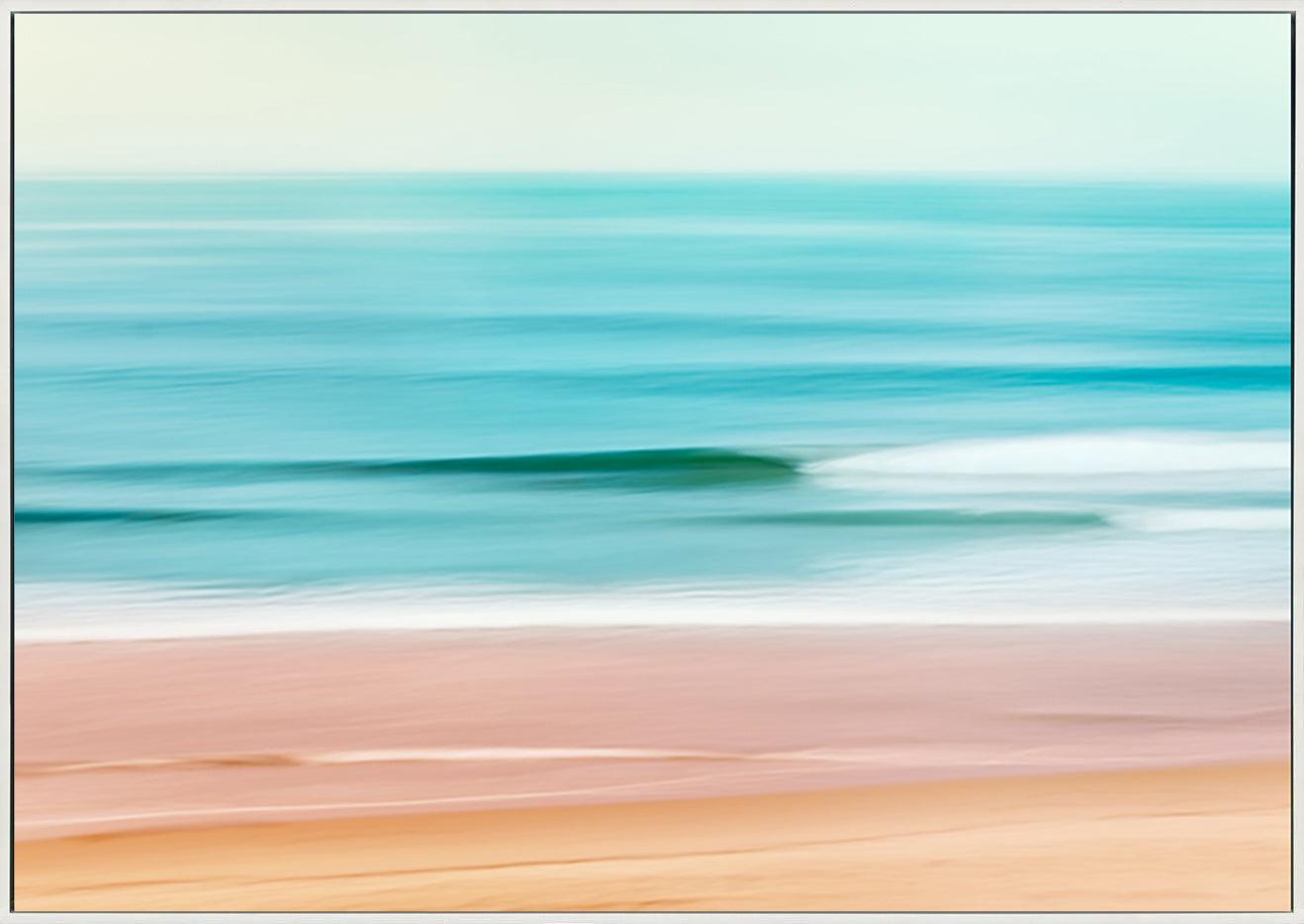 83841563 beach sand seascape of the Pacific ocean off of California - ArtFramed