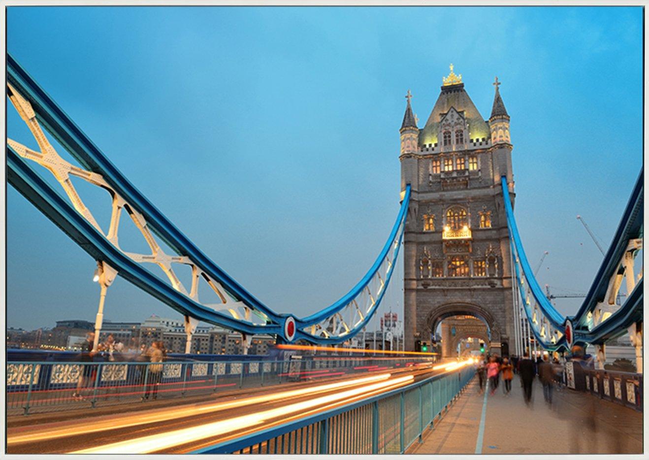 85955768 Tower Bridge in London as the famous landmark at dusk copy - ArtFramed