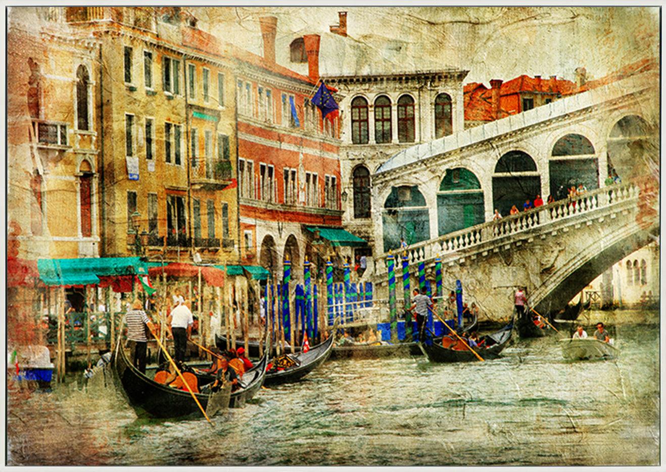 a13049268s amazing Venice - artwork in painting style copy - ArtFramed