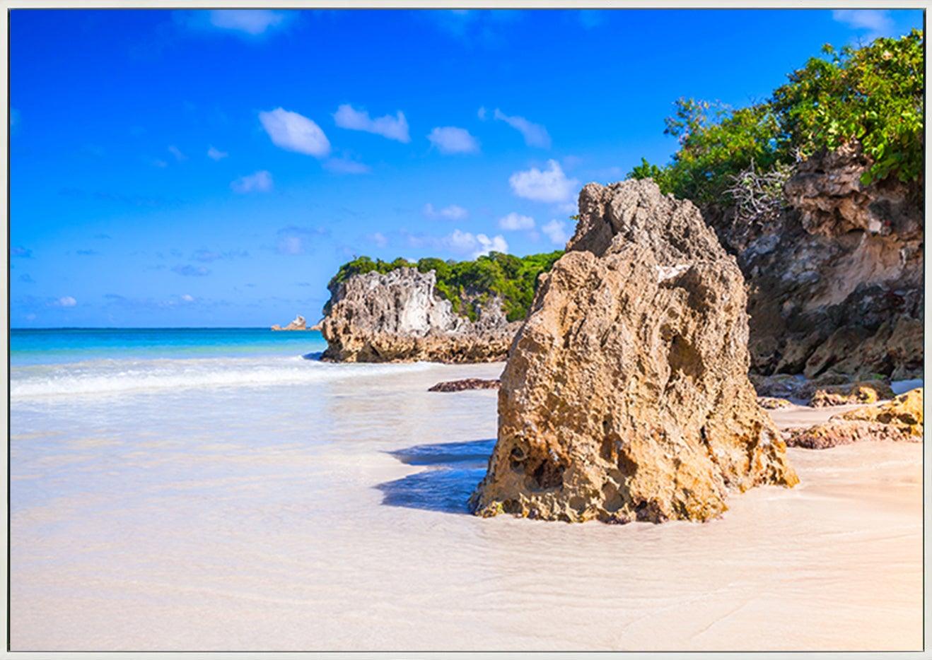 a71333683b Rocks of Macao Beach coastal landscape of Dominican Republic Hispaniola Island copy - ArtFramed