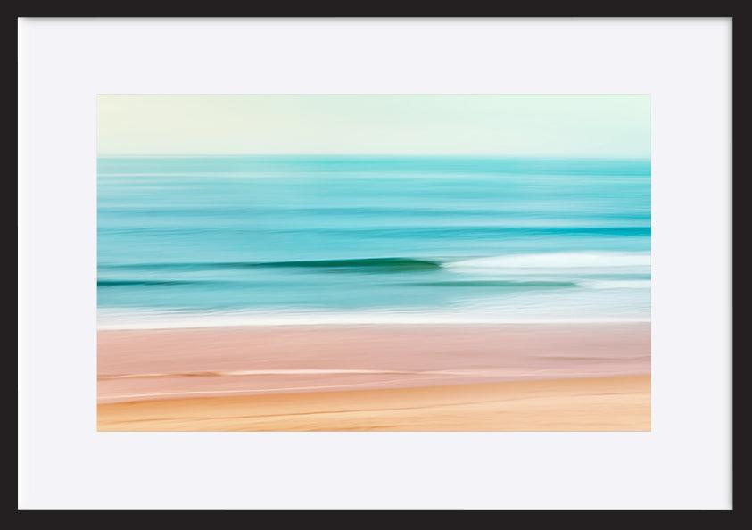 83841563 beach sand seascape of the Pacific ocean off of California - ArtFramed