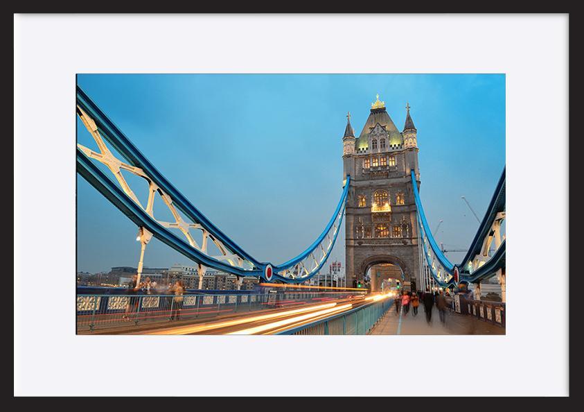 85955768 Tower Bridge in London as the famous landmark at dusk copy - ArtFramed