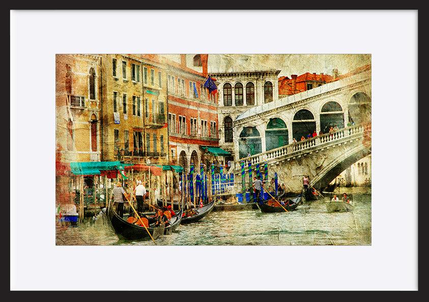 a13049268s amazing Venice - artwork in painting style copy - ArtFramed