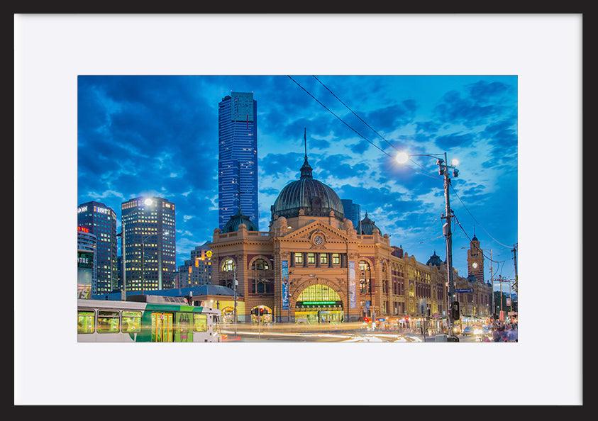 a85541113s Melbourne Spencer st station with eureka tower copy - ArtFramed