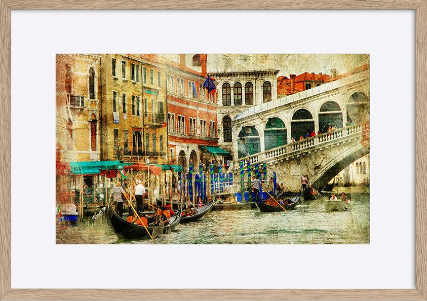 a13049268s amazing Venice - artwork in painting style copy - ArtFramed