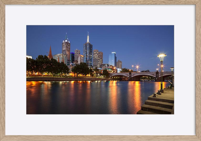 a29572462s Melbourne skyline from Southbank Australia copy - ArtFramed