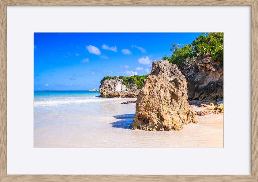 a71333683b Rocks of Macao Beach coastal landscape of Dominican Republic Hispaniola Island copy - ArtFramed