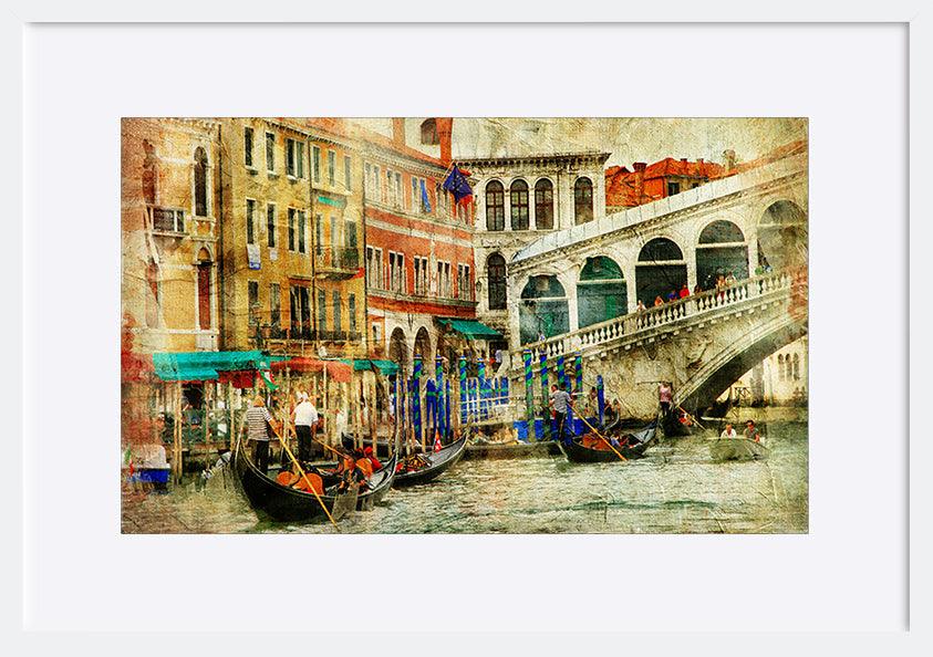 a13049268s amazing Venice - artwork in painting style copy - ArtFramed