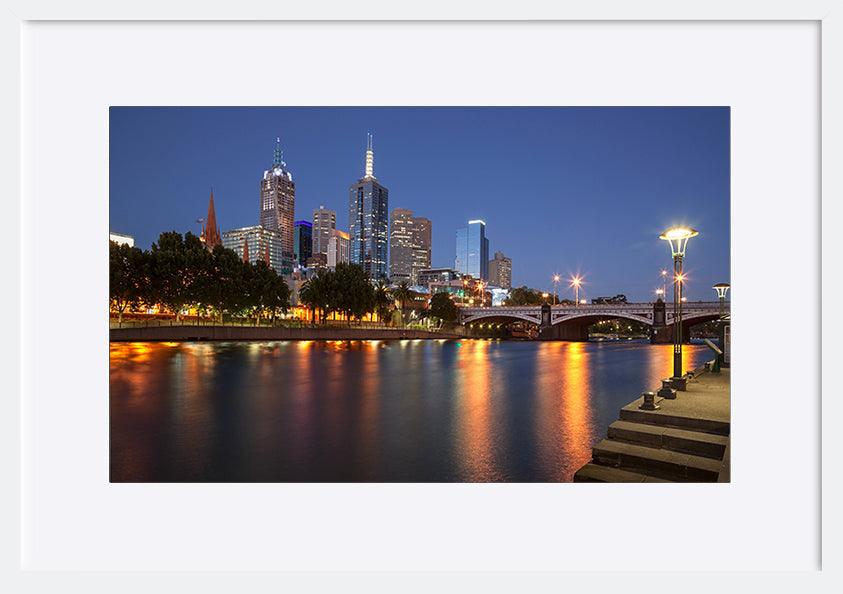 a29572462s Melbourne skyline from Southbank Australia copy - ArtFramed