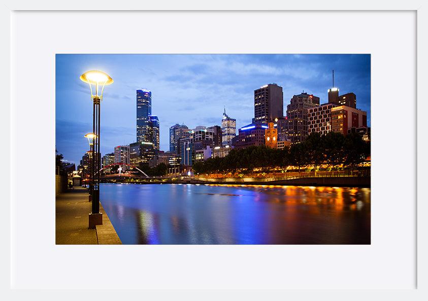 a68394619s Melbourne Skyline copy - ArtFramed