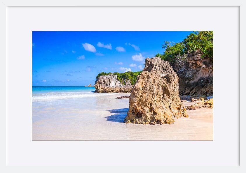 a71333683b Rocks of Macao Beach coastal landscape of Dominican Republic Hispaniola Island copy - ArtFramed