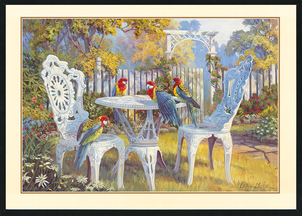 Les Miles LM340 The Garden Party available in multiple size Black frame