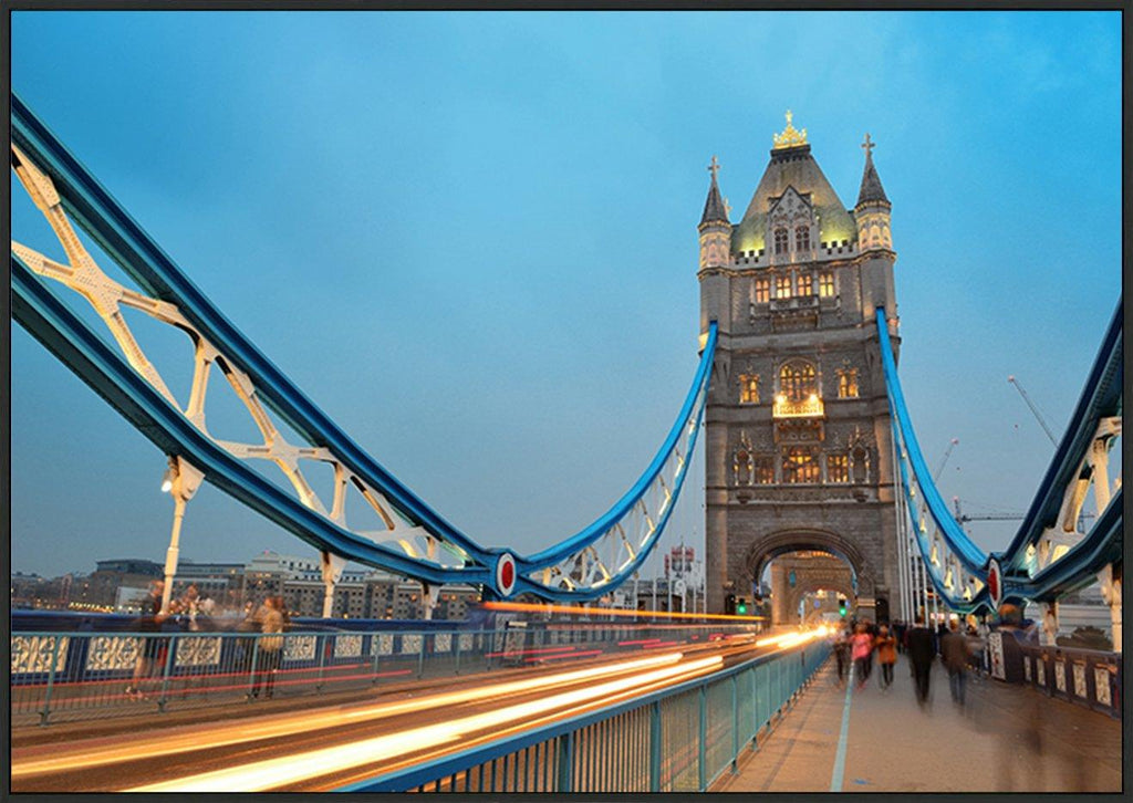 85955768 Tower Bridge in London as the famous landmark at dusk copy - ArtFramed