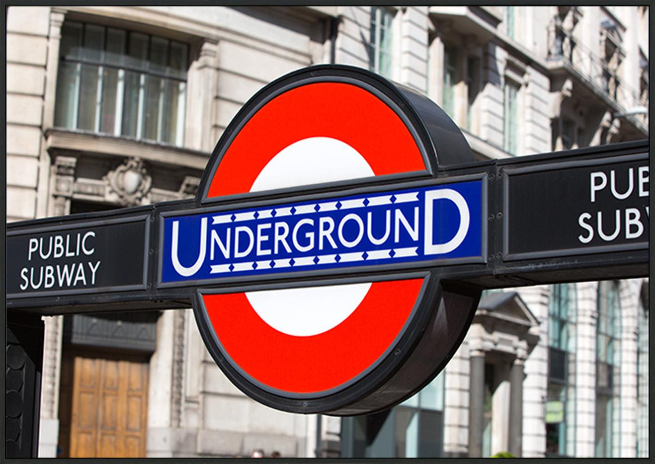 a10485955d ratio  copy.66 Underground sign London - ArtFramed