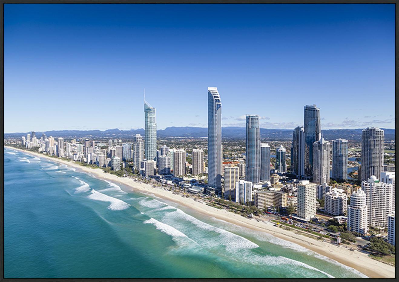 a42759528s Aerial view of Surfers Paradise on the Gold Coast Queensland Australia copy - ArtFramed