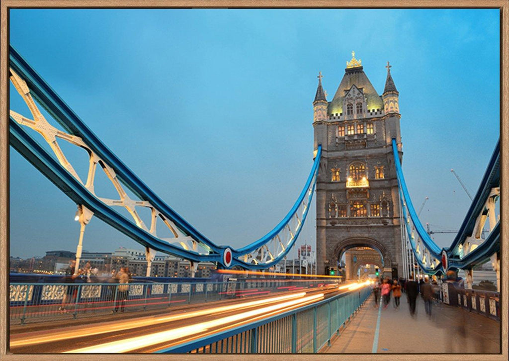 85955768 Tower Bridge in London as the famous landmark at dusk copy - ArtFramed
