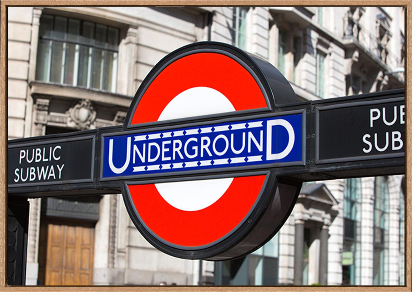 a10485955d ratio  copy.66 Underground sign London - ArtFramed