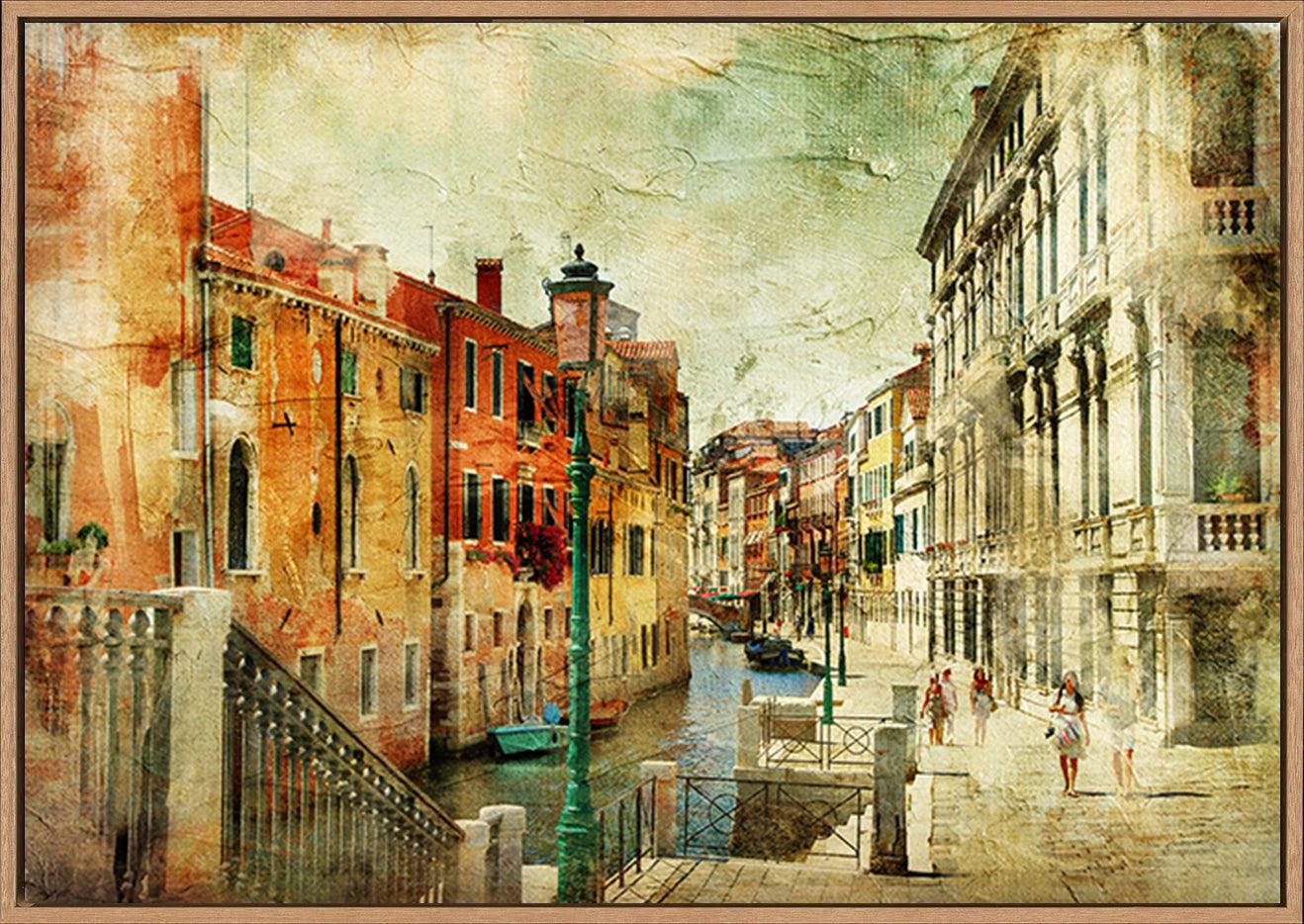 a13140651s romantic Venice - artwork in painting style copy - ArtFramed