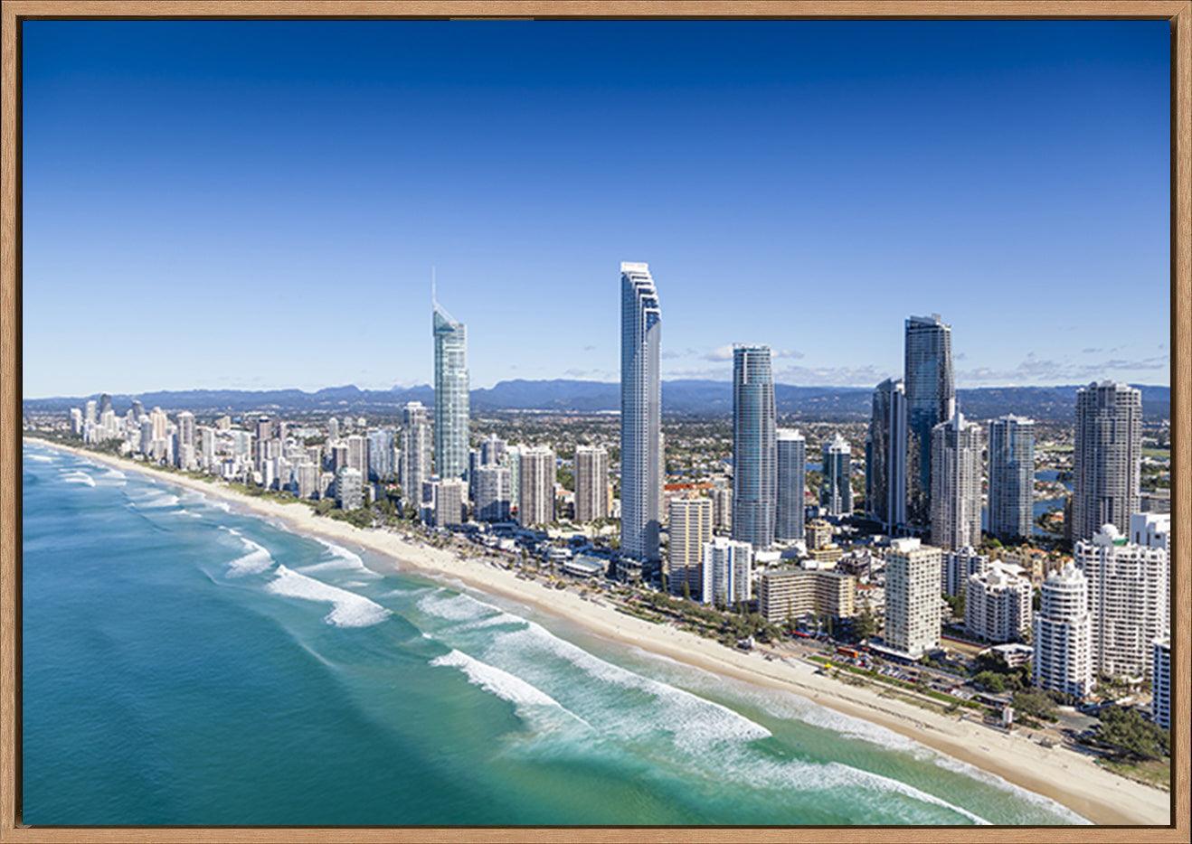 a42759528s Aerial view of Surfers Paradise on the Gold Coast Queensland Australia copy - ArtFramed