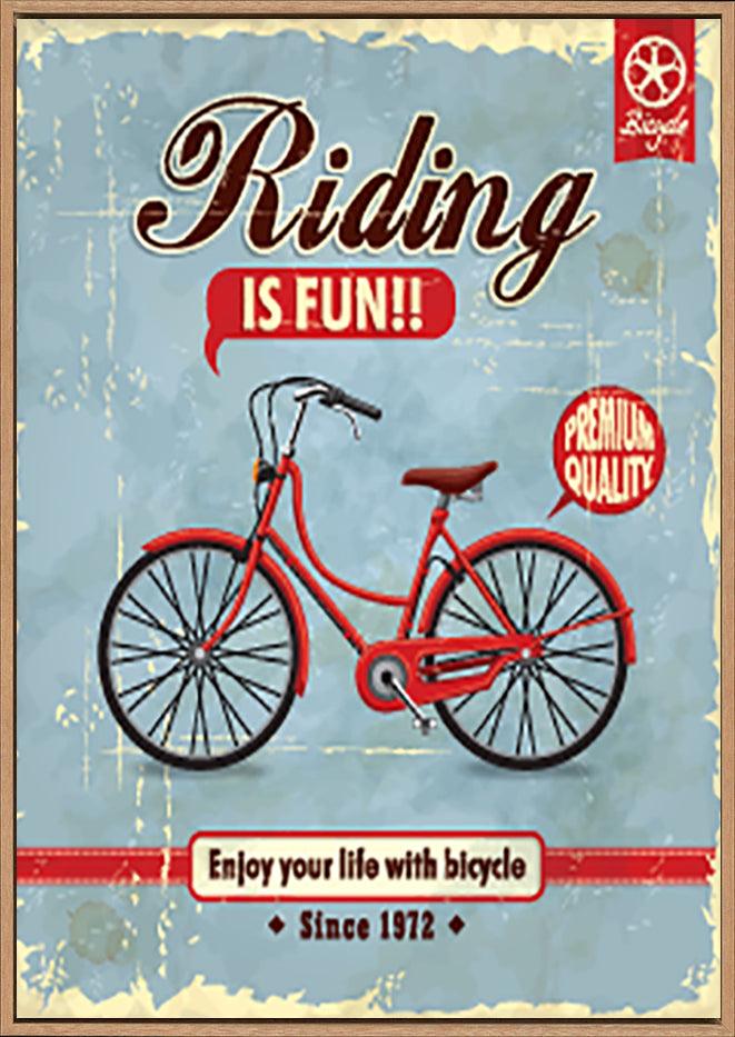 a57699325s Vintage Bicycle poster design - ArtFramed