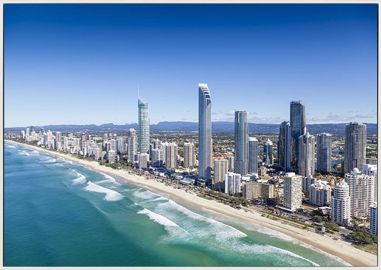 a42759528s Aerial view of Surfers Paradise on the Gold Coast Queensland Australia copy - ArtFramed