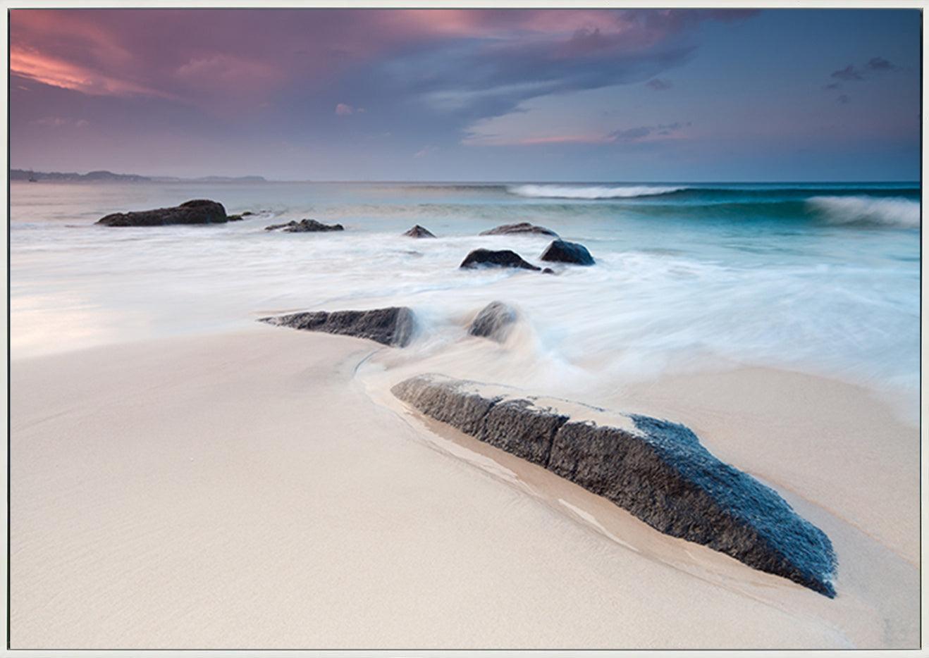 a7680387d ratio  copy.67 Australian beach at twilight - ArtFramed