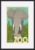 AL JOEAND116846 Zoo vintage elephant - ArtFramed