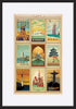 AL JOEAND 116771 VINTAGE ADVERTISING PLACES OF THE WORLD - ArtFramed