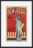 AL JOEAND 116772 VINTAGE ADVERTISING USA NEW YORK STATUE OF LIBERTY UNITED STATES OF AMERICA - ArtFramed