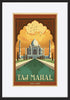 AL JOEAND 116786 VINTAGE ADVERTISING TAJ MAHAL INDIA TEMPLE - ArtFramed