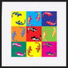 a16063222 Retro pop art illustration fish koi - ArtFramed