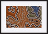 a38378848s Australian aboriginal style dot painting depicting the way i have gone copy - ArtFramed