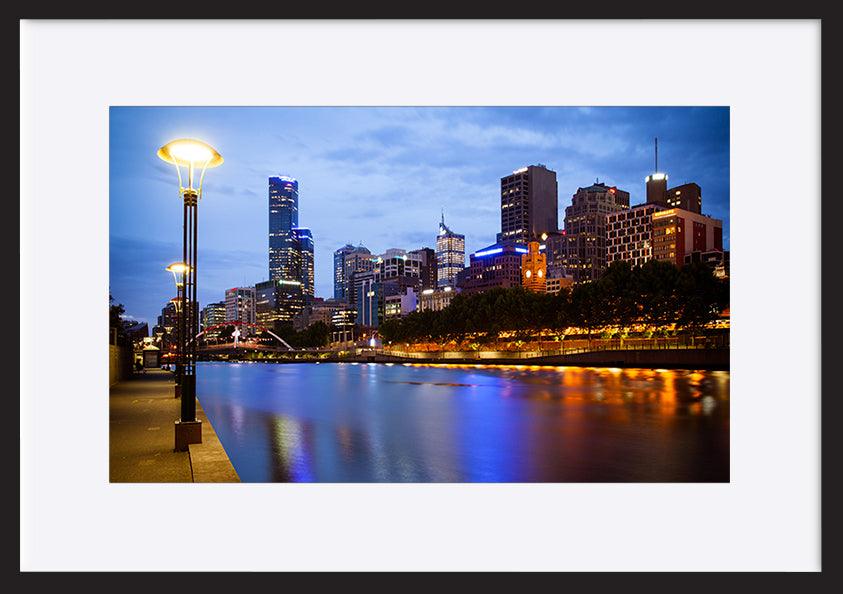 a68394619s Melbourne Skyline copy - ArtFramed