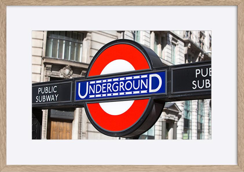 a10485955d ratio  copy.66 Underground sign London - ArtFramed