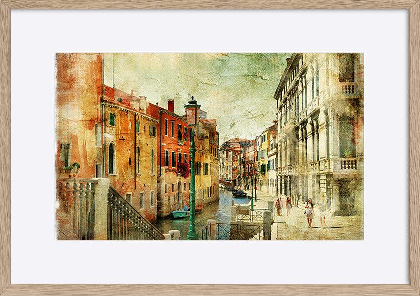 a13140651s romantic Venice - artwork in painting style copy - ArtFramed