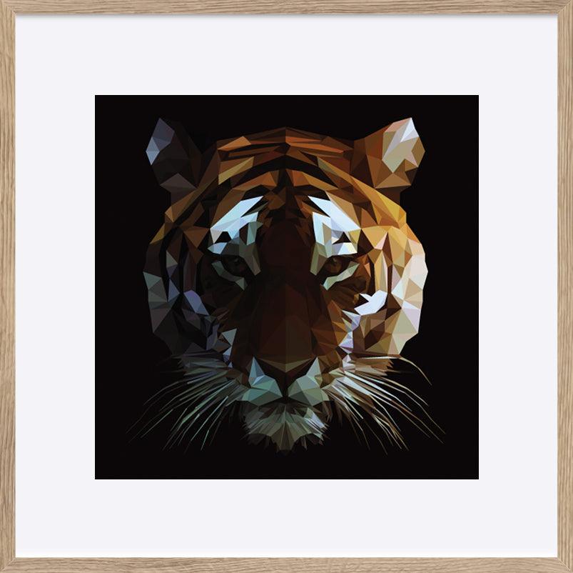 a17493250b tiger illustration - ArtFramed