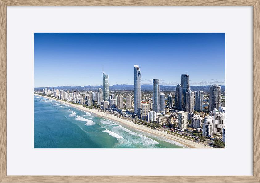 a42759528s Aerial view of Surfers Paradise on the Gold Coast Queensland Australia copy - ArtFramed
