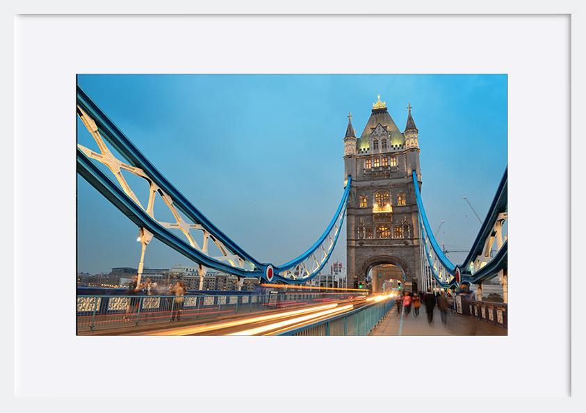 85955768 Tower Bridge in London as the famous landmark at dusk copy - ArtFramed