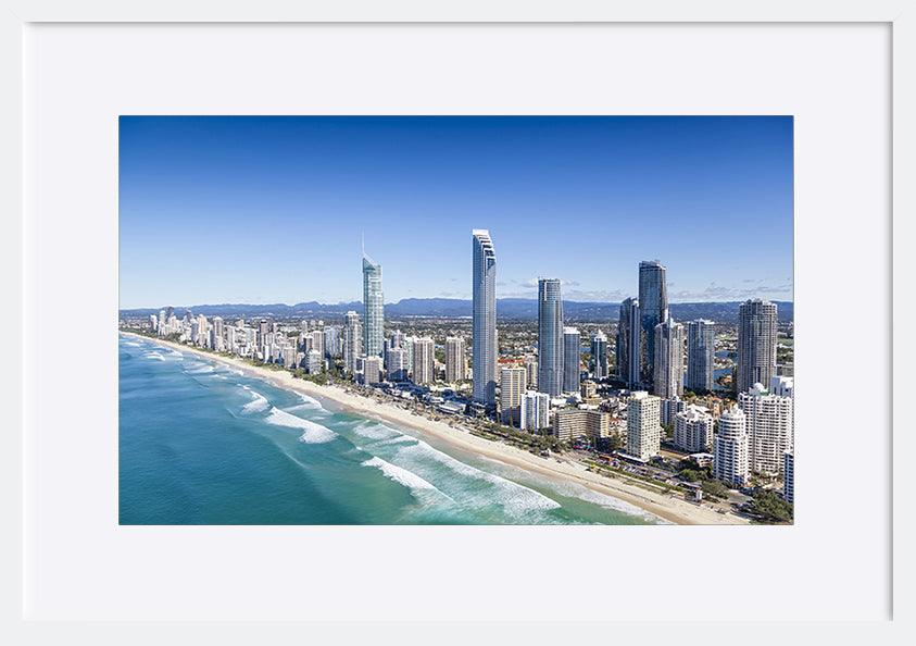 a42759528s Aerial view of Surfers Paradise on the Gold Coast Queensland Australia copy - ArtFramed